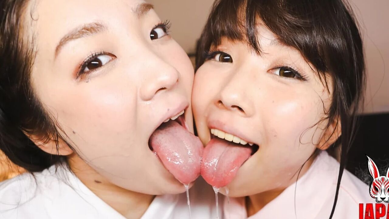 Nina and Kurumi - Late Night Perverted Play at the Nursing Station Face Licking