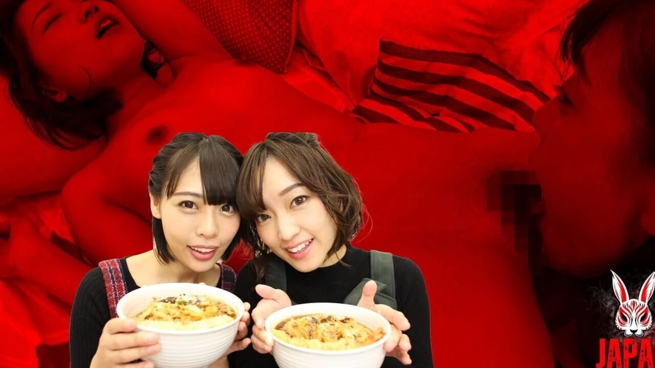 Soba & Hot Pot Party - Cute Naughty Lesbian Play Yua Nanami & Amari Hoshi