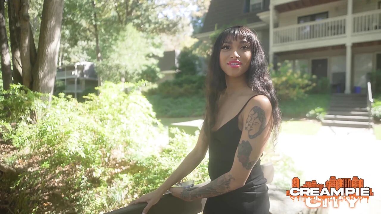 Semaj Media Slim Ebony Beauty Yazmin Royal Sucks Dick, Gets Fucked Silly, and Filled with Cum When I First Met Her!!