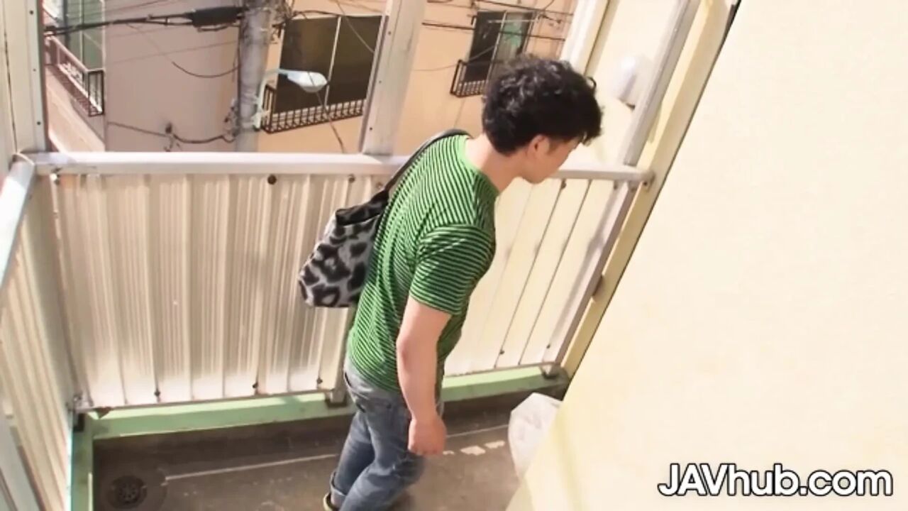 Erena Makes Her Neighbor Horny & Rides His Cock to Creampie