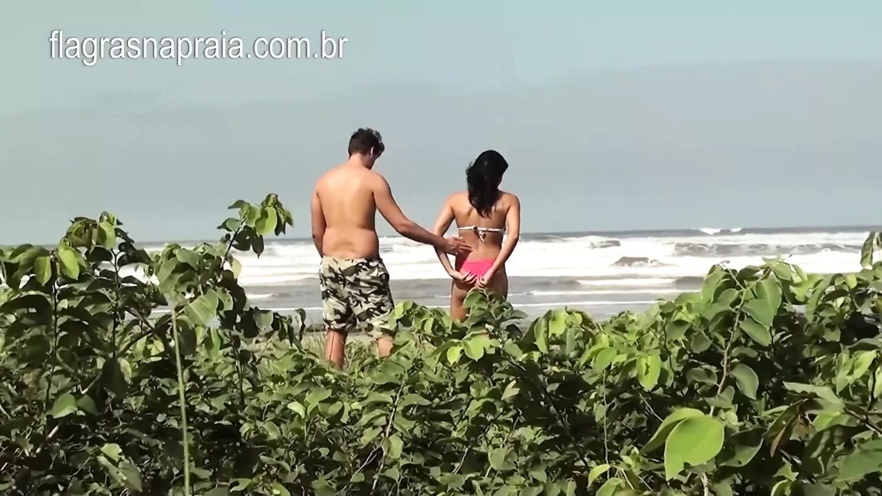 Married woman fucks her husband's friend on the beach