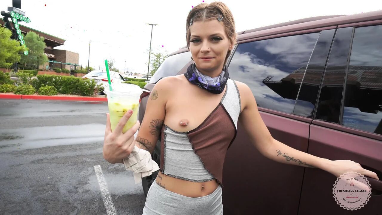 Gaggin cock and cum after mornin coffee