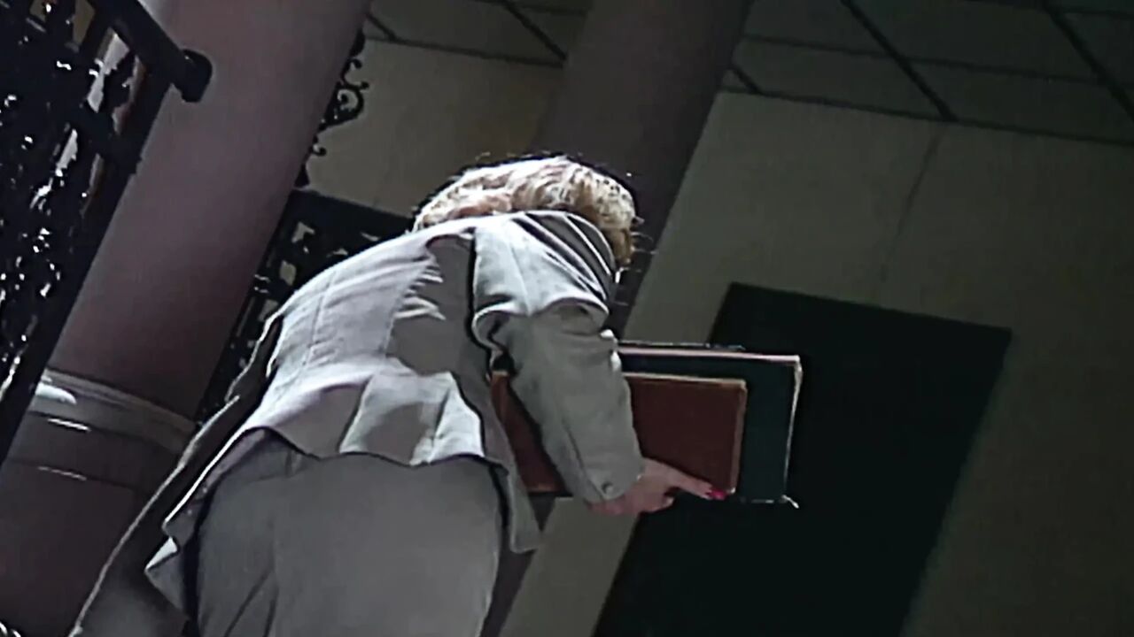 Blonde Secretary Gets Her Ass Broken by the Devil.