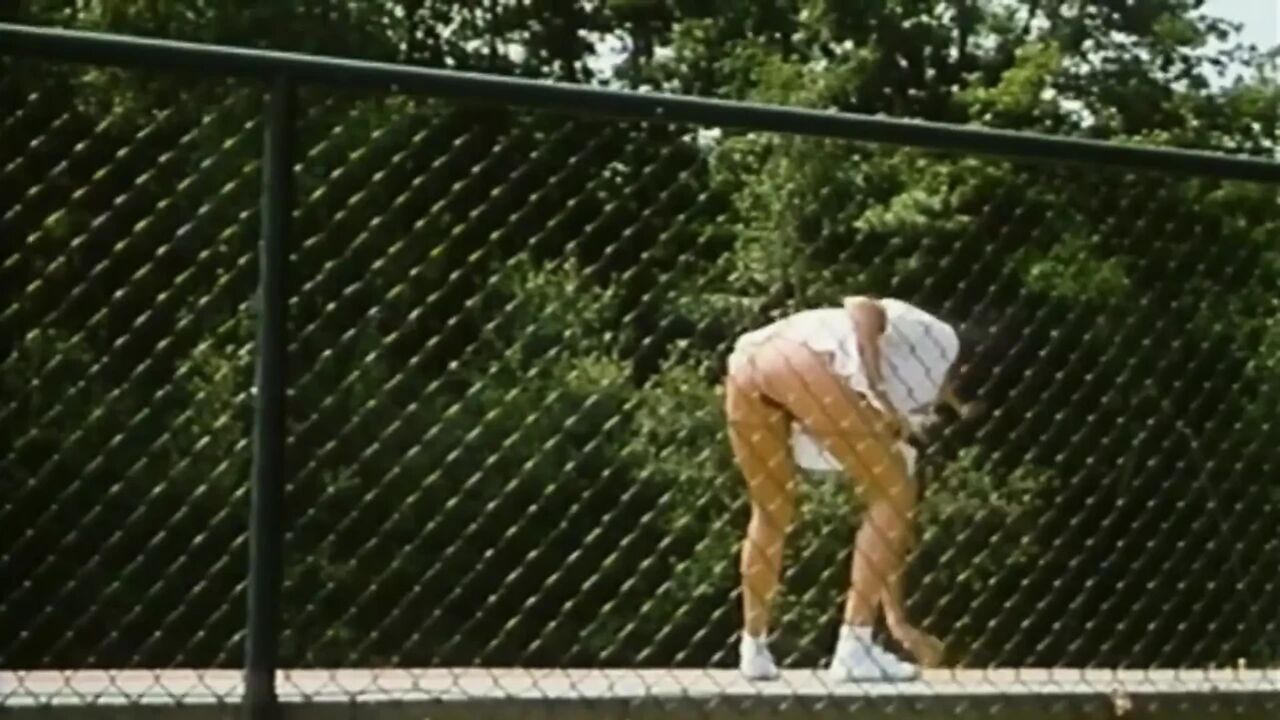 Marilyn Jess Gets Horny Watching the Girls Play Tennis