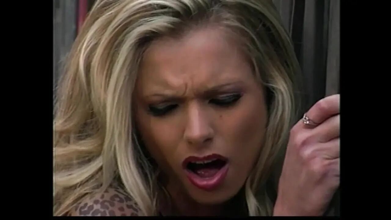 Cop Checks and Finds Guilty a Beatiful Blonde Slut with Big Tits