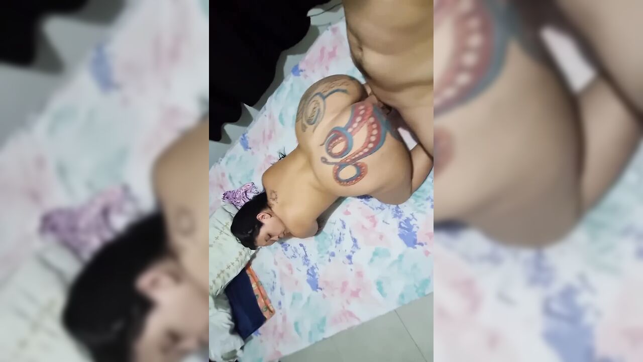 Culo Tatuado Sin Condon
