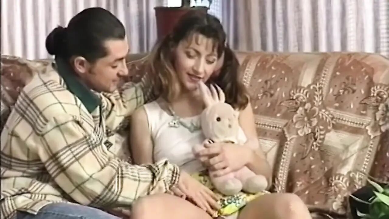 He Plays with His Stepsister's Young Pussy