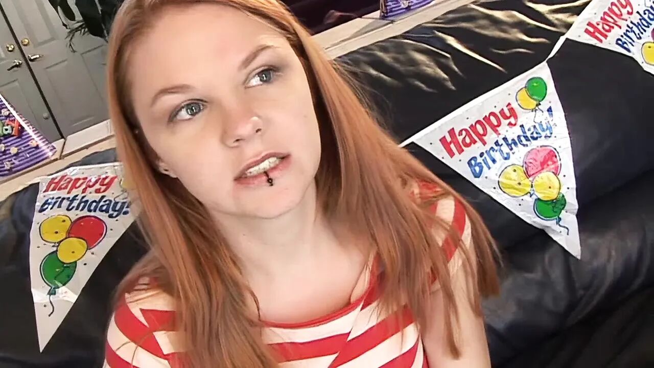 Finally 18! She Gets a Fuck Party for Her Birthday!