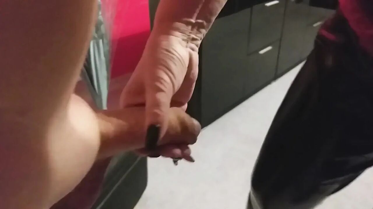 Lusty Granny Sucks on a Big Cock