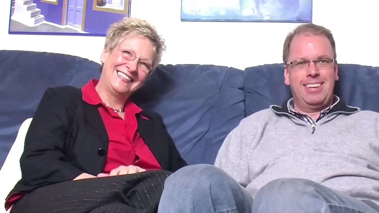 Hot Threesome for Two Cock-hungry, Wet Matured Grannies