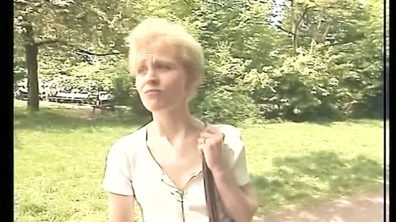 Blonde teen picked up to suck dick and to get her pussy licked