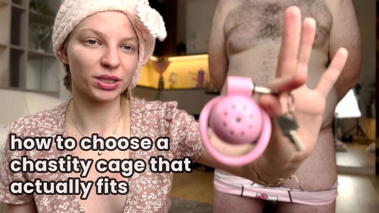 Chastity tutorial – how to choose a chastity cage that actually fits – part 2