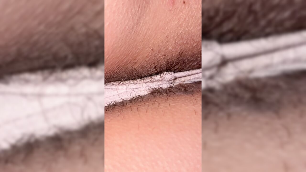 Sleepy wife hairy ass