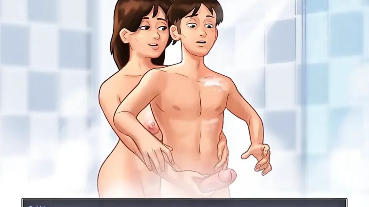 Summertime saga: stepson filled his stepmom's pussy with cum ep 189
