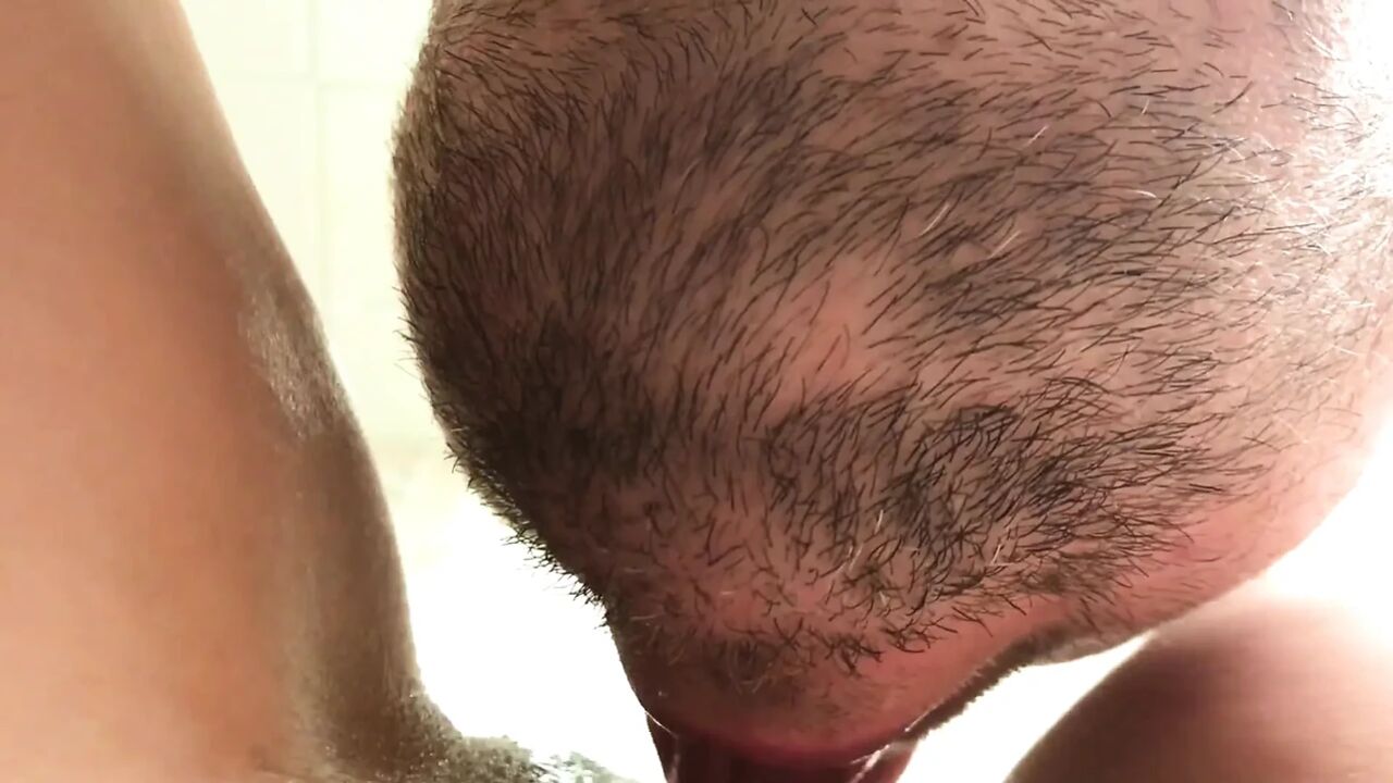 I Caught My Husband Jerking off and Got Turned on, Allowed Me to Fuck My Pussy and Clean up After Himself.