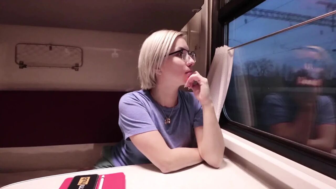 // Met a Hot Bitch on the Train and Fucked Her Hard with a Big Cock