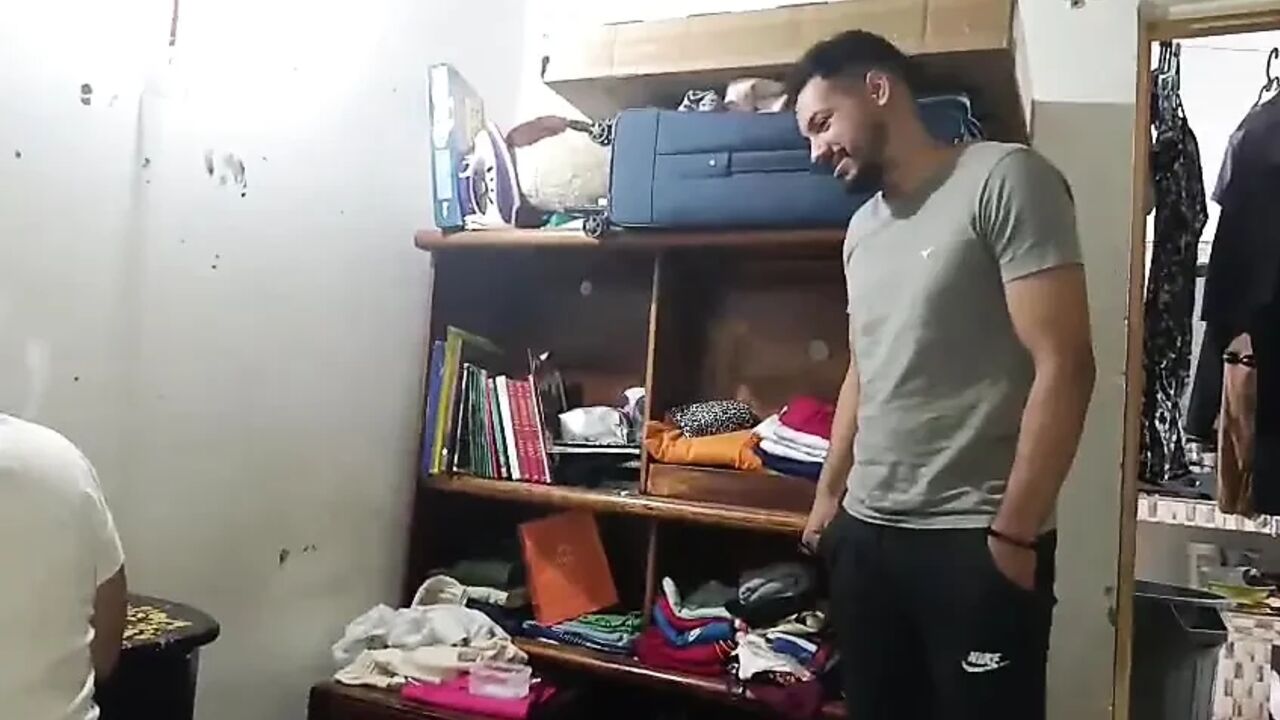 My neighbor sucks my dick until I cum in her mouth