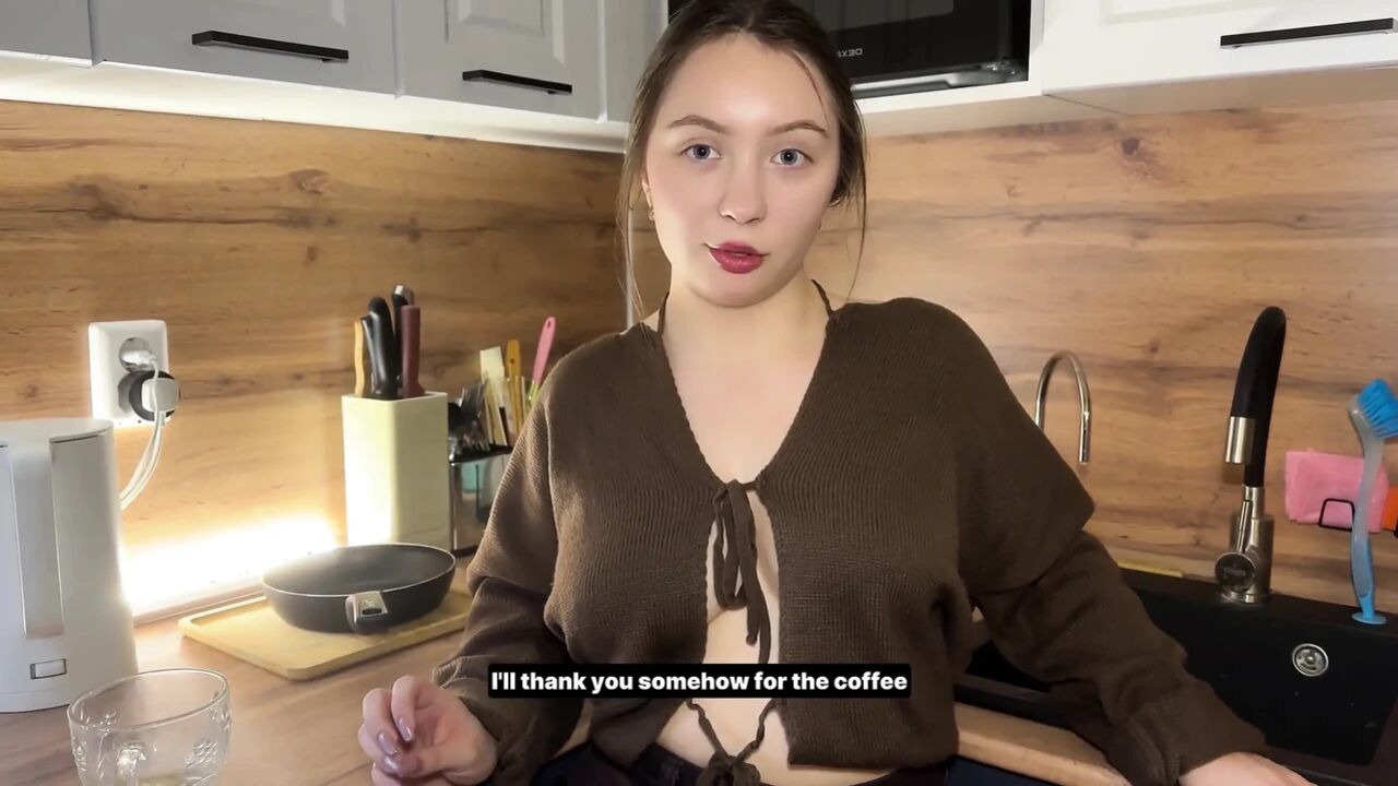 A Stranger From the Street Allows Herself to Be Fucked for a Cup of Coffee