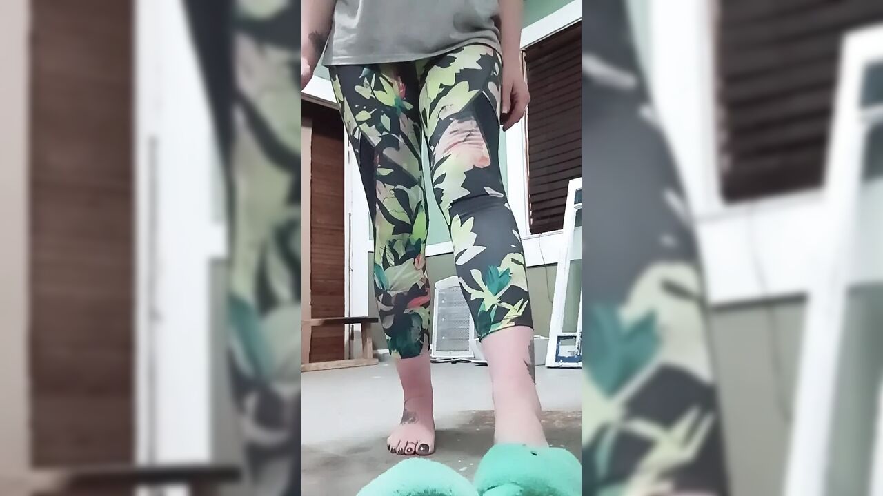 Cummming in Stepmommy's Slippers