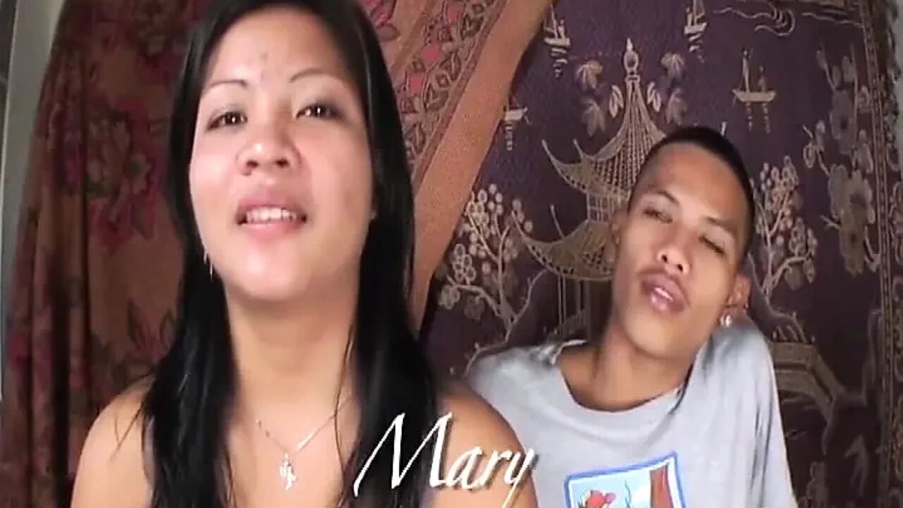 Big ass asian getting her muff drilled