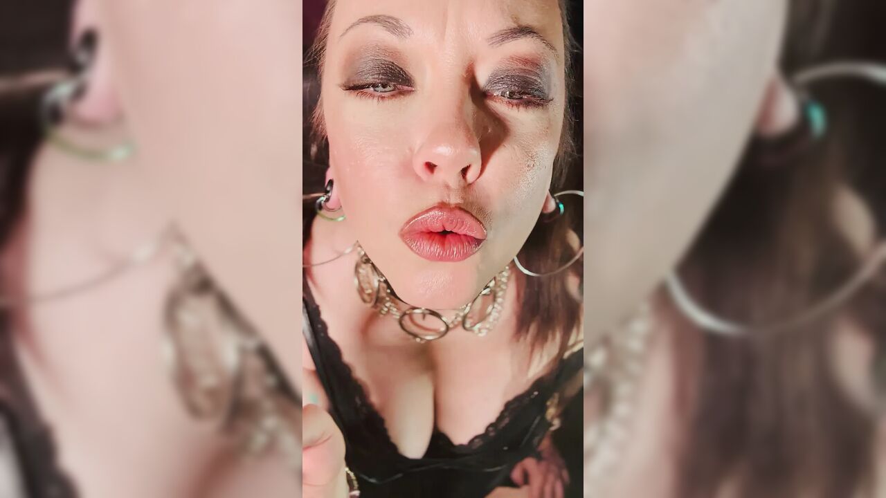 Dirty Girl Tina Snua Lights A Cork Cigarette With Matches - BBW Drifting Smoke & Snap Inhales