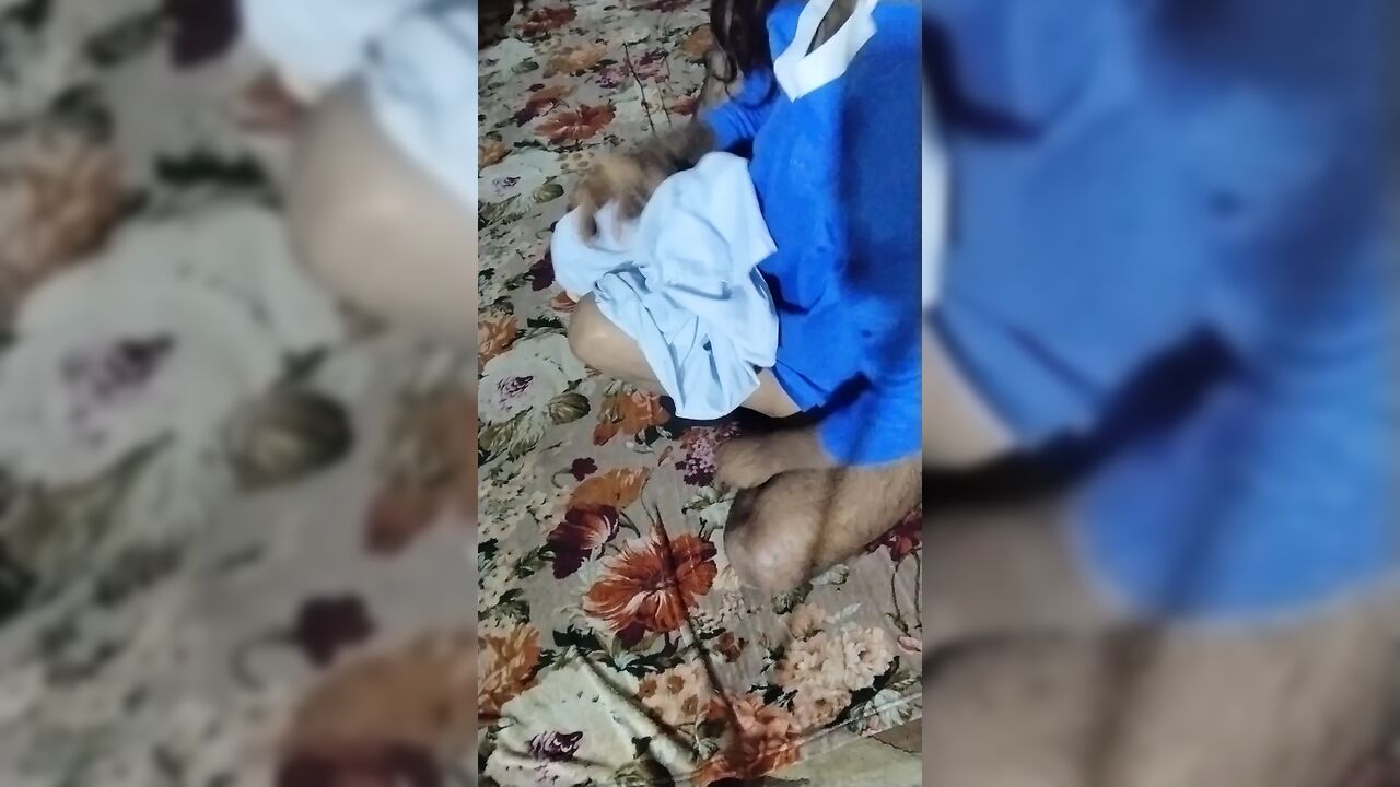 Pakistani school girl fully enjoy with stepbrother