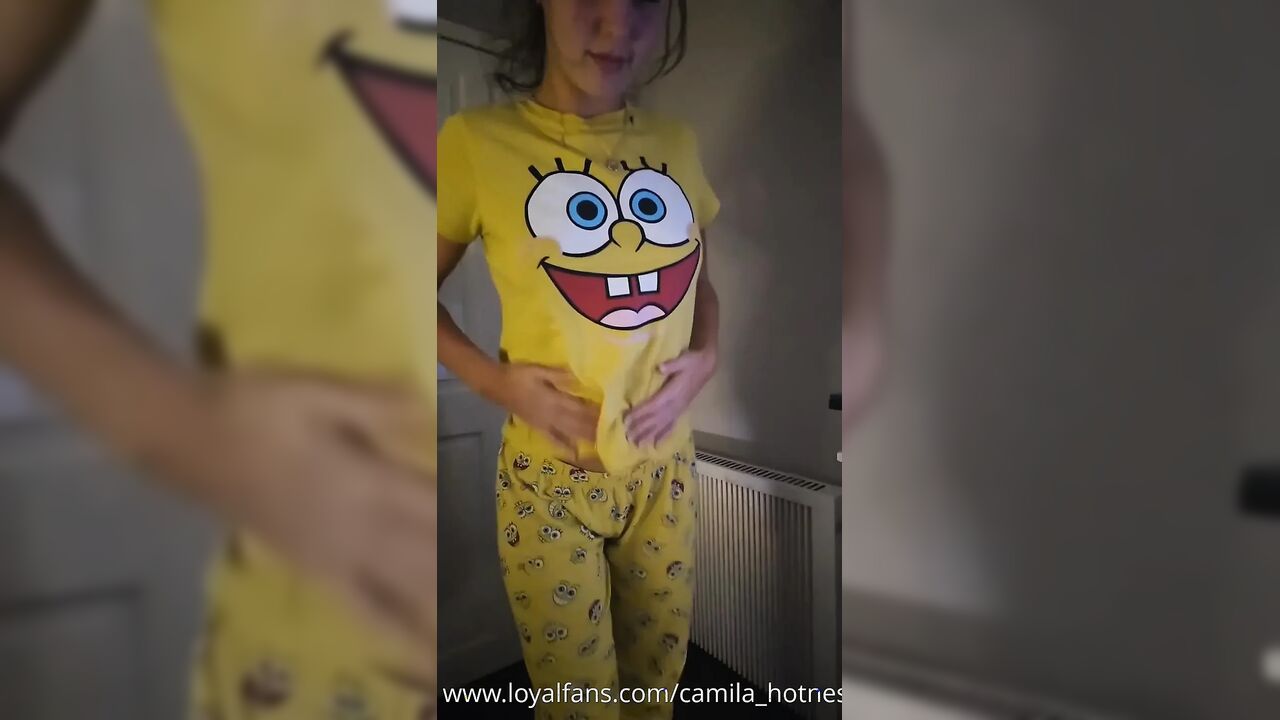 Stripping From My Spongebob Pjs