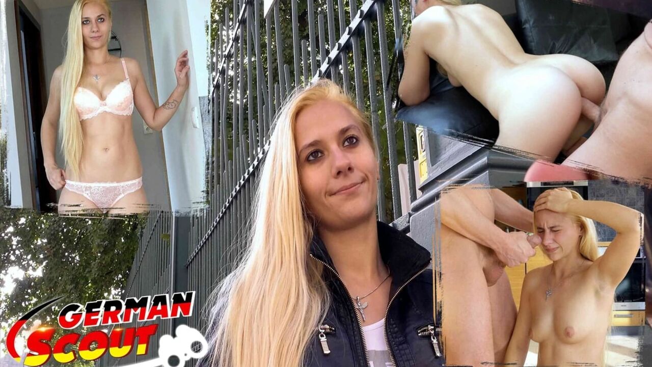 German Scout - Shy Teen Haley Hunter Without Tattoos Talk to First Casting Sex