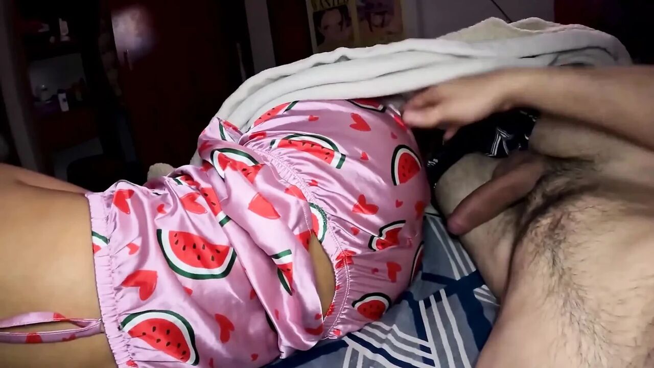 Big Ass Brunette Stepsister Fucks and Her Buttocks Bounce