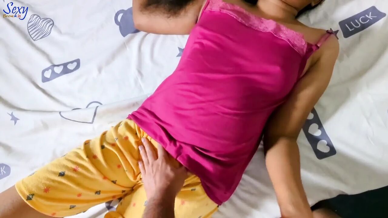 South Asian Cute Teen Step Sister and Step Bro Romantic Loud Moaning Fuck