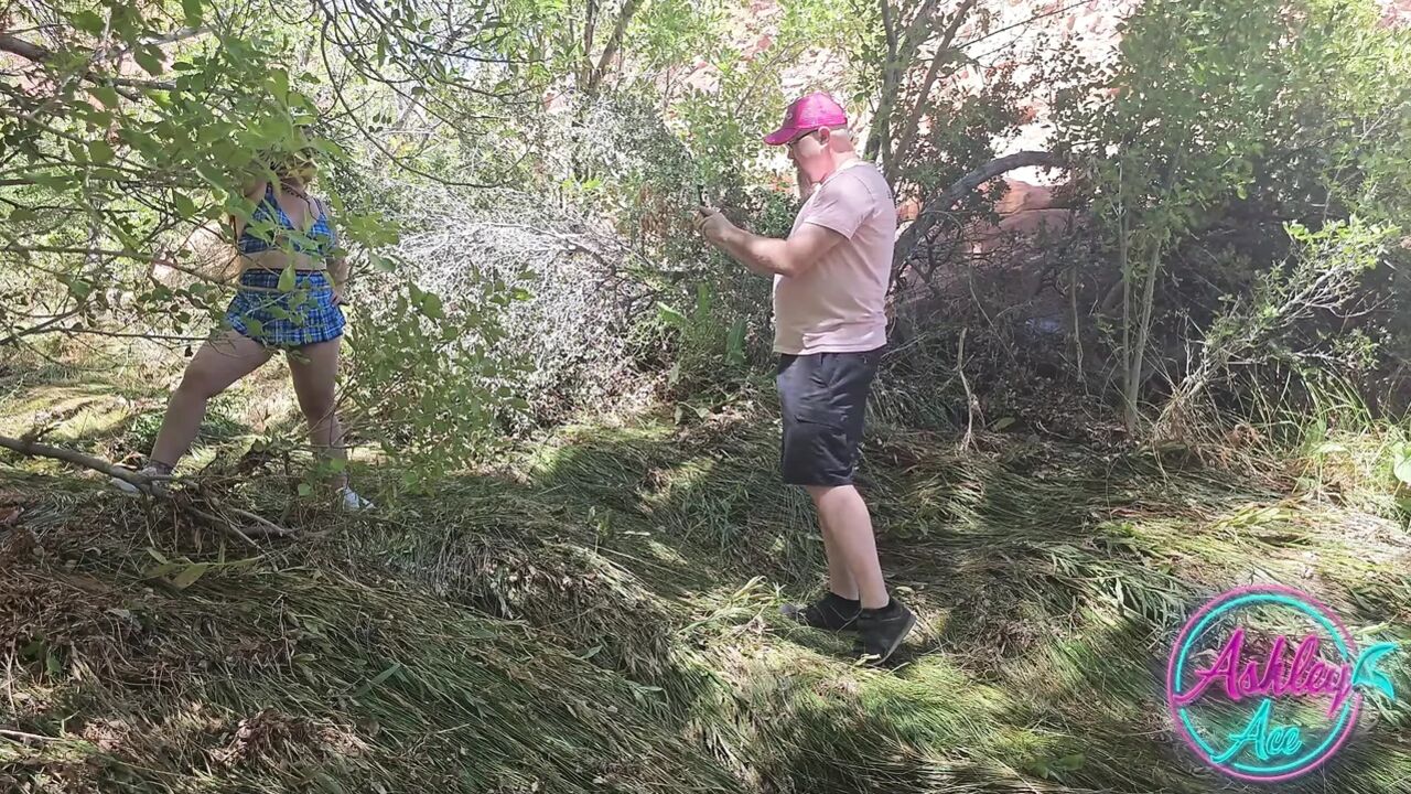 Behind the Scenes Photo Shoot - Ashley at Ash Creek Spring
