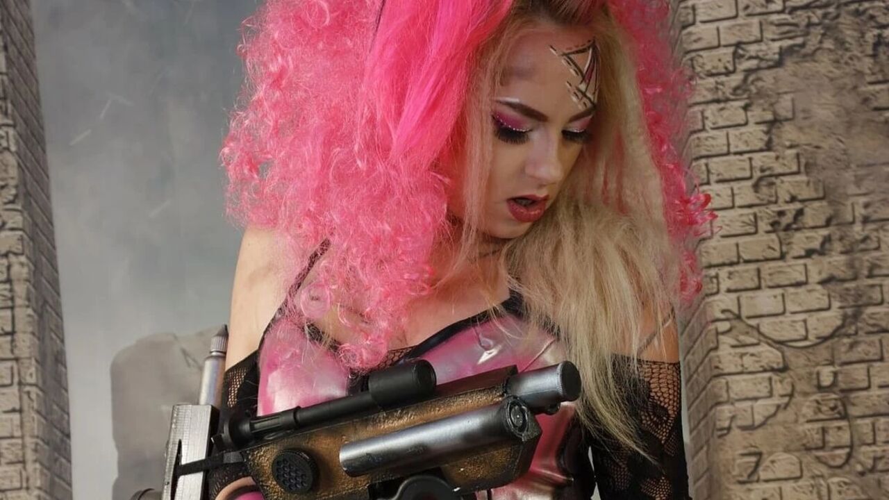 383 Jesica Diamond Pink Lady Warrior