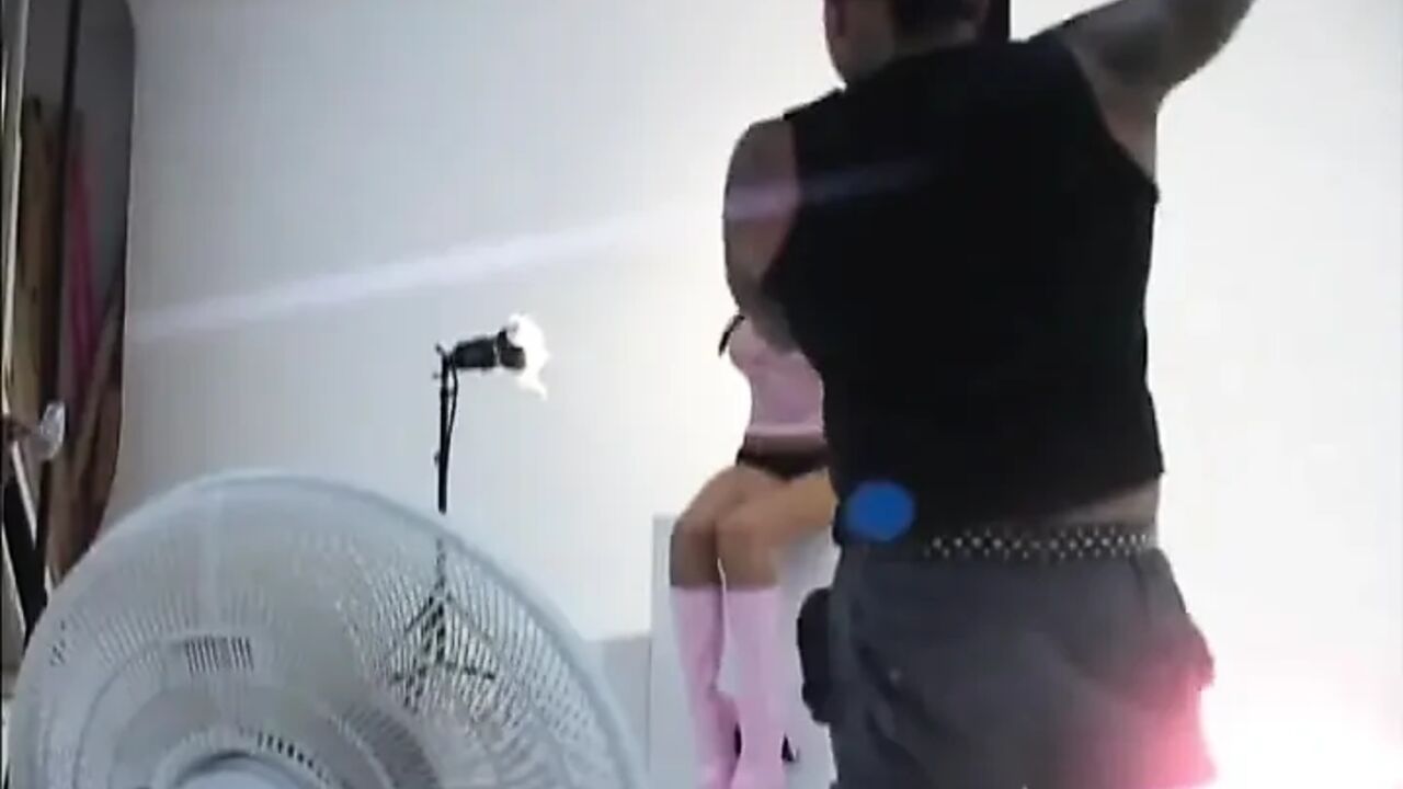 Photoshoot Pink Top and Black Skirt Featuring Tera Patrick