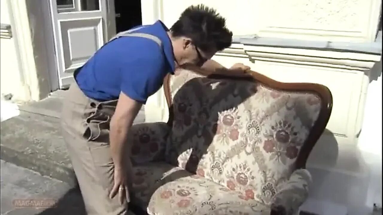 Conny Helps Vivian Carry Furniture and Is Rewarded on the Spot...