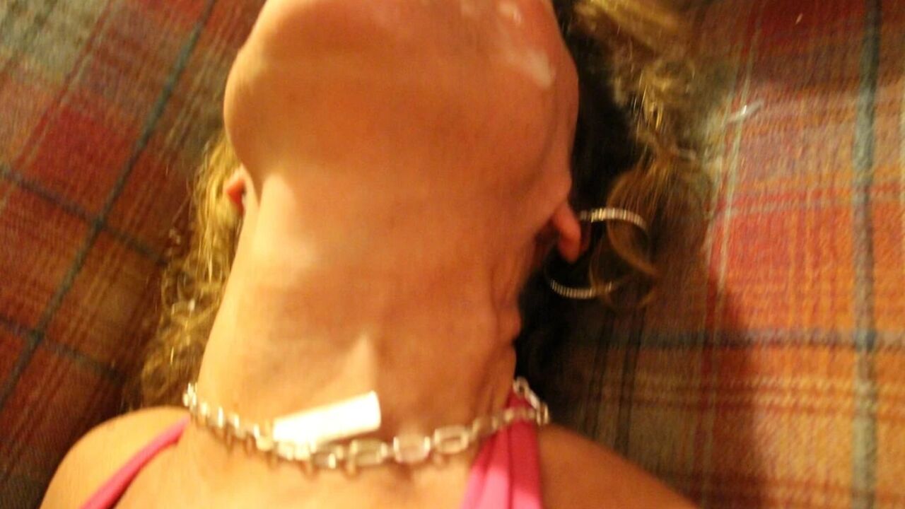 Swemature from behind, nice mouth