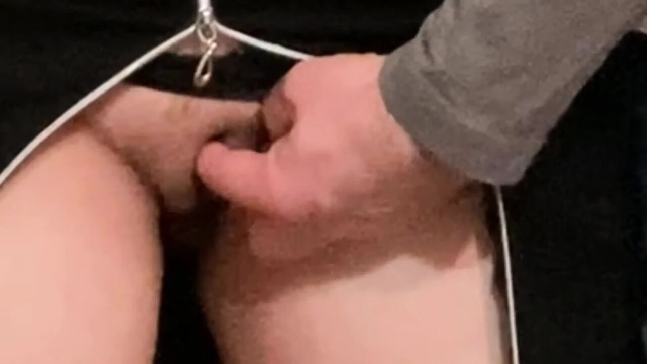 Perv Old Man Fingering Hot Babe in Public