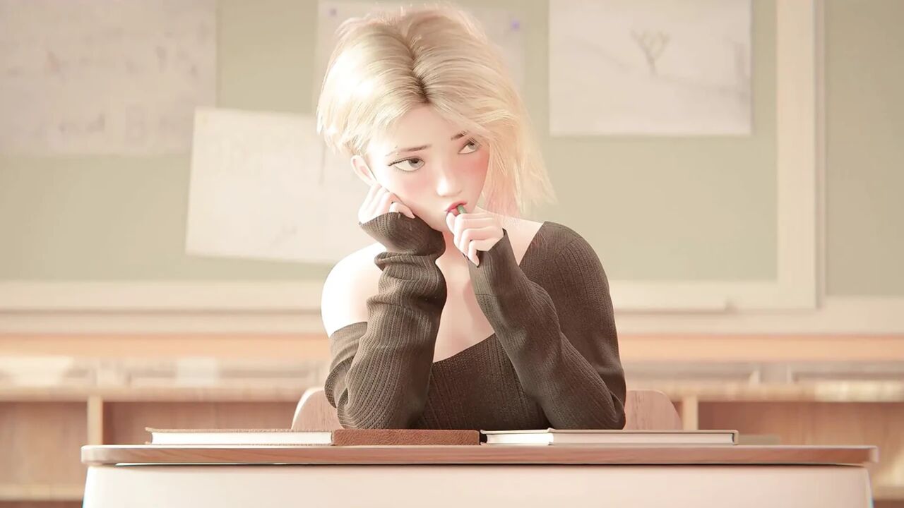 Sweet and Wet Dreams in University Classroom for Cute Gwen Stacy - Animated Porn (2026)