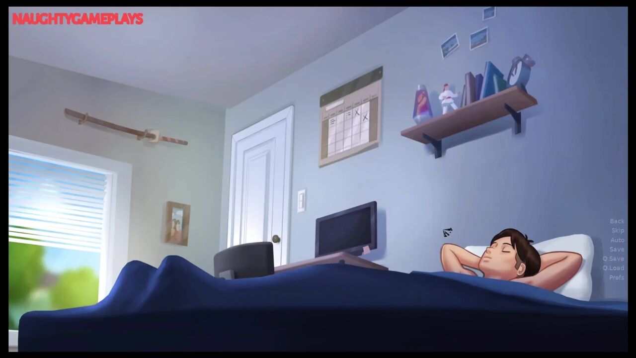 Horny Busty Girl Gets Face Fucked until He Cums in her mouth - Summertime Saga By Kompas Productions