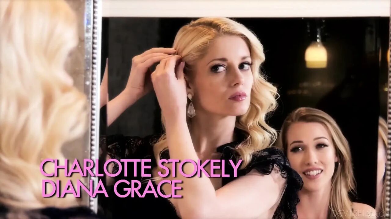 Devils Film - Cute Girls Charlotte Stokely and Diana Grace in Diana's First Lesbian Scene