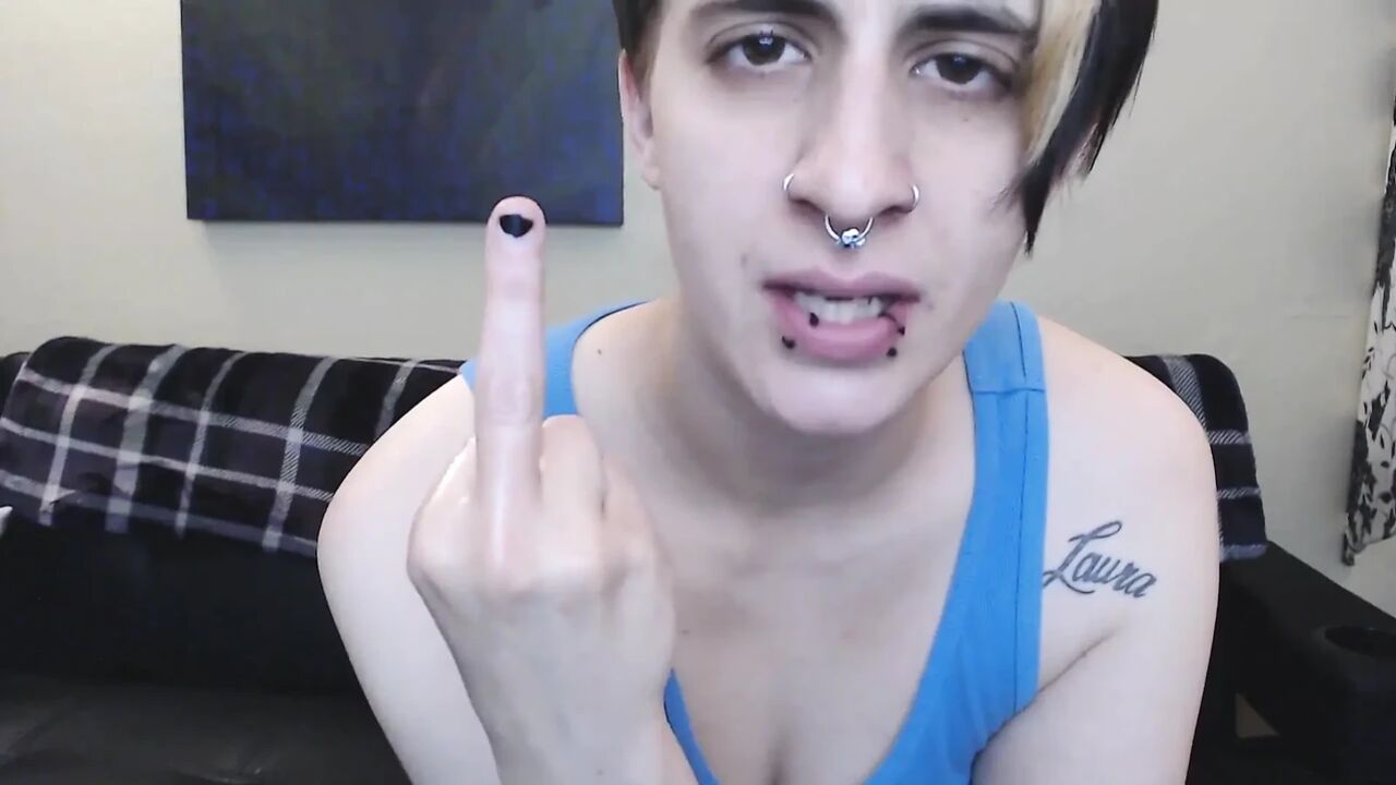Hand Covered in Spit Spitting