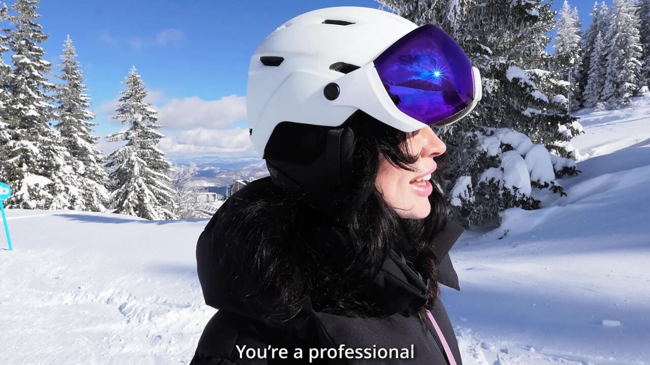 Ski Instructor Fucks Sexy Tattooed Girl In Doggy Style After Lessons
