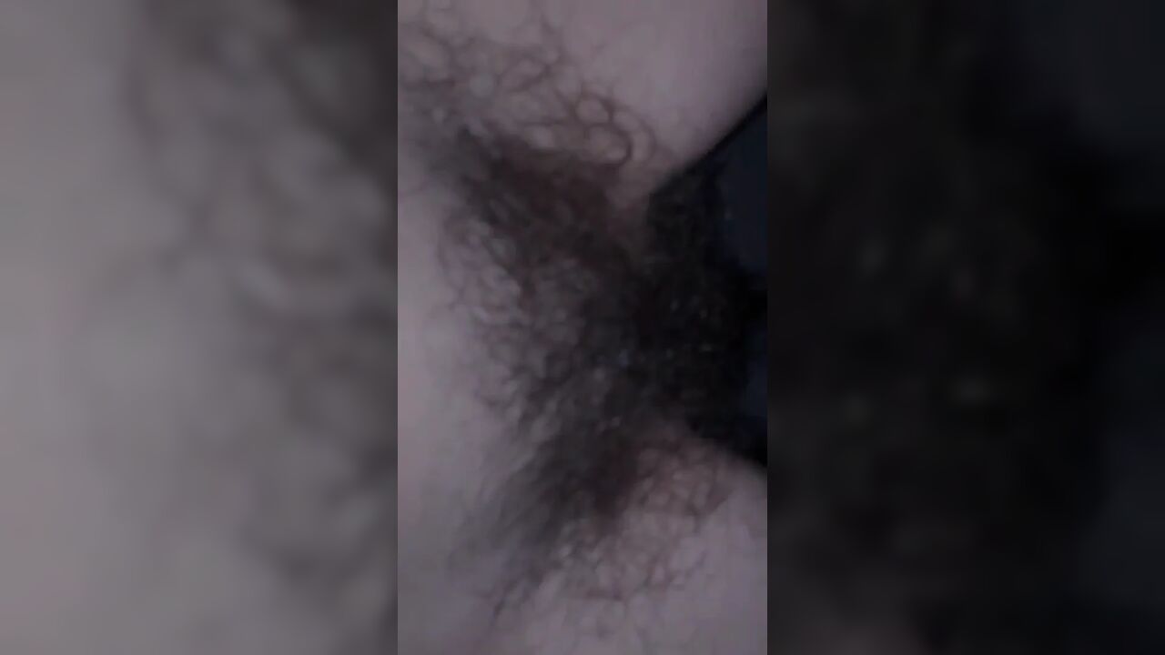 Hairy pussy closeup