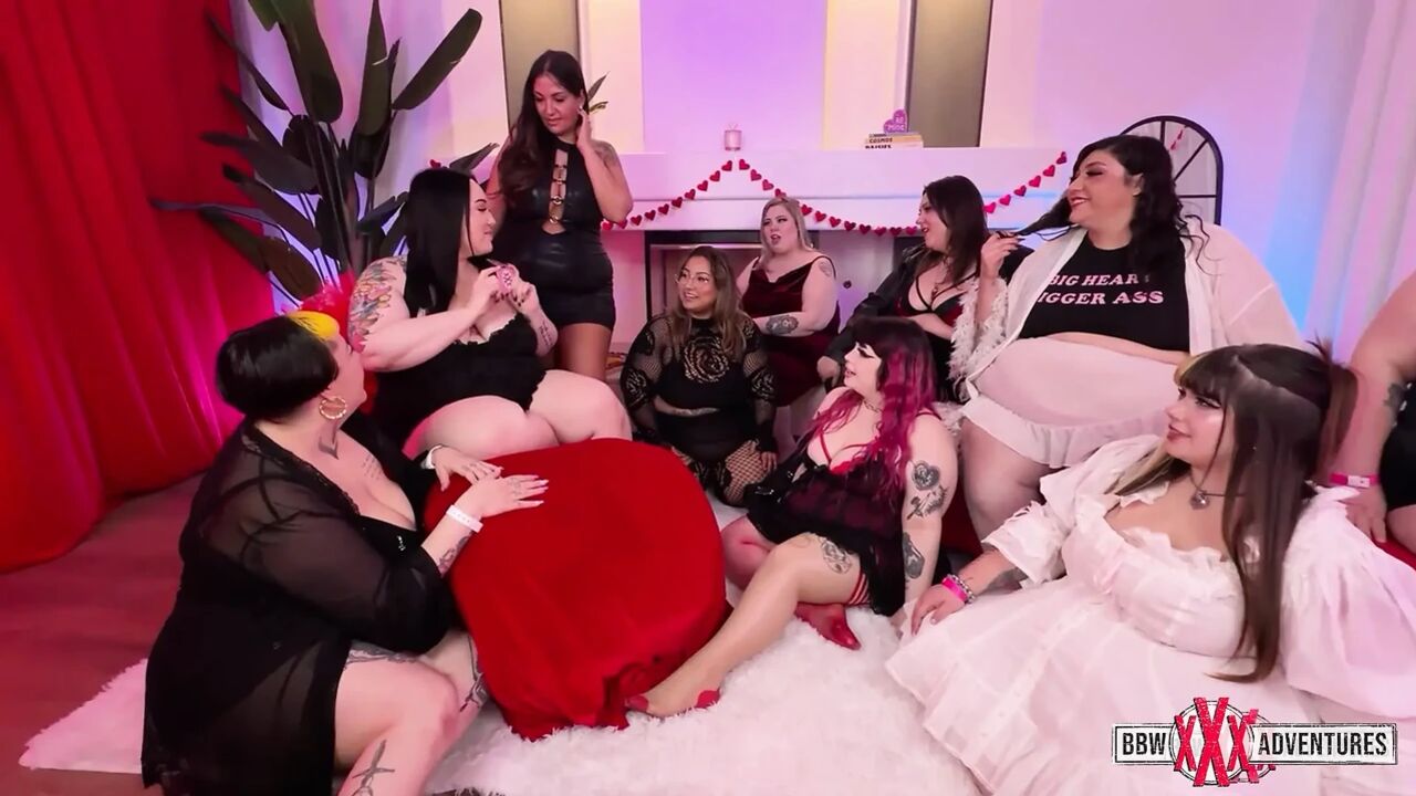 BBWXXXADVENTURES - Galentines Day Gone Wild, 10 BBW Lesbian