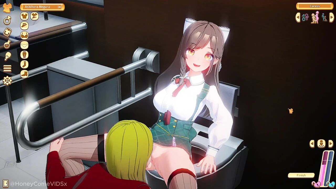 HoneyCome - Hedonistic Ashihara - Full sex in the toilet- Uncensored