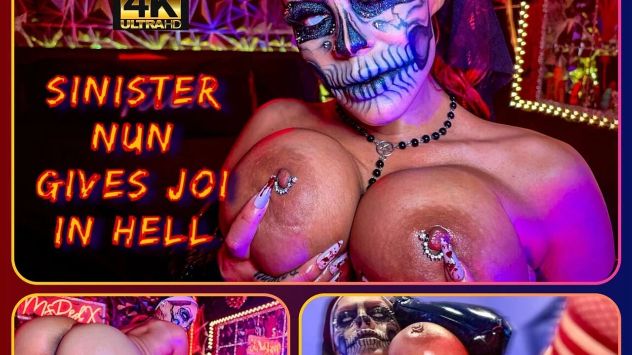 Sinister Nun Gives JOI in Hell