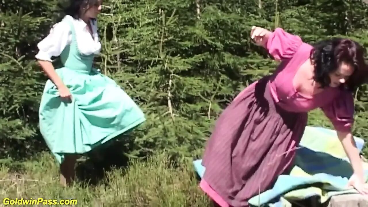Extreme hot german outdoor fuck orgy at the snow