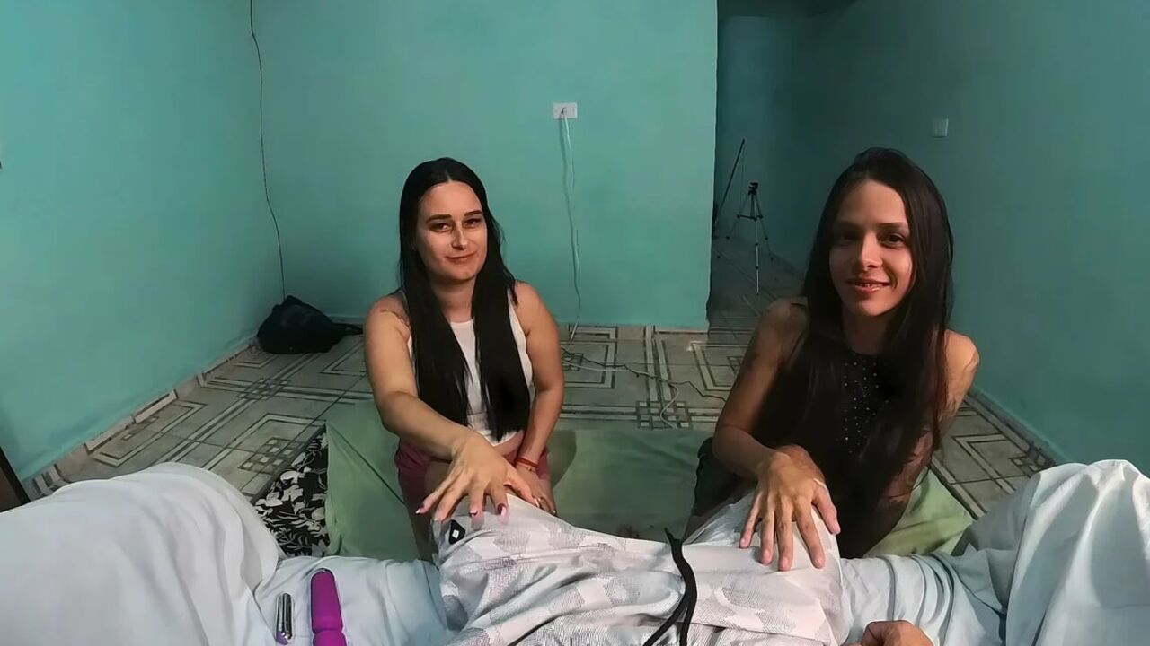 Wife Sharing Her Husband's Penis with Her Friend