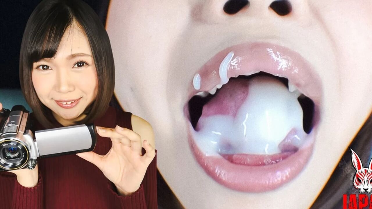 Nanoka Yuho's Seductive Tongue - Cum in Her Mouth