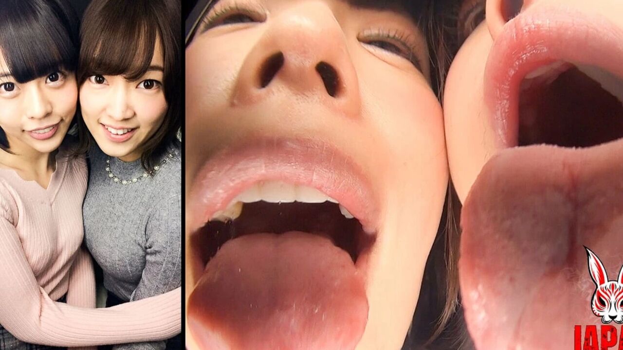 Three-way Soaked Tongue Kiss POV - Yua Nanami & Ameri Hoshi, Sloppy Licks, Wet Mouths. and You