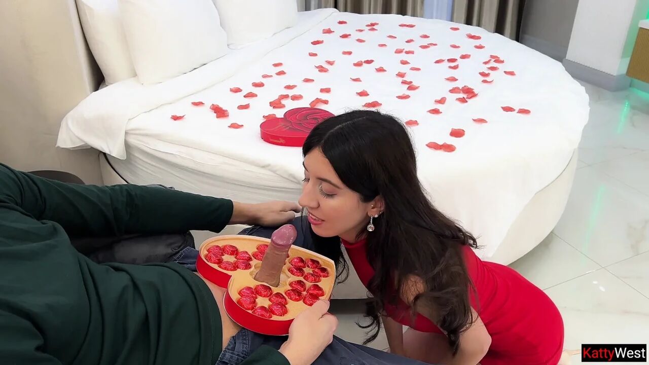 Sneaky stepBrother Gives Step Sister His Dick for Valentine's Day